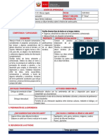 5° Sesion de Aprendizaje 12 de Julio Comunicación