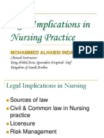 Legal Implications in Nursing Practice: Mohammed Alhabsi Indanan