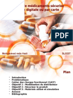 Distributeur de Médicaments Sécurise Par Empreinte Digitale Ou (Enregistrement Automatique)