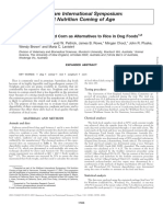 Article - The Use of Sorghum and Corn As Alternatives To Rice in Dog Foods