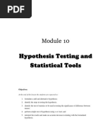 Module10-Hypothesis Testing and Statistical Tools (Business)