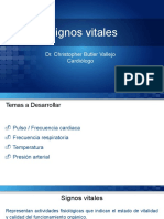 Signos Vitales: Dr. Christopher Butler Vallejo Cardiólogo