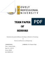 Sensors Term Paper