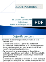 Par: Pr. Claude-Ernest KIAMBA Politologue Année Académique 2020/2021