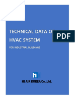 Technical Data of HVAC System For Industrial Buildings