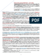 Tema 5: La Restauración Borbónica. (1874-1902) : Una Civil Otra Militar