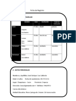 Ficha de Registro: 1. Constitución Familiar