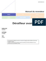 Dérailleur Avant: Manuel Du Revendeur