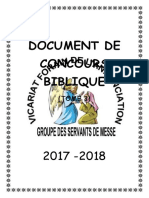 Document de Concours Biblique (Tome 3)