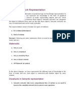 Semantic Network Representation: Statements