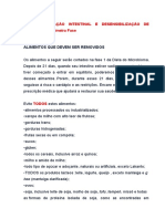 Dieta Modulação Intestinal e Desensibilização de Alimentos