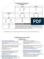 22-23 Kindergarten Curriculum Map - Complete