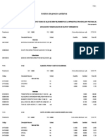 Análisis de Precios Unitarios: Página