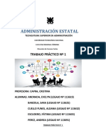 Administración Estatal: Trabajo Práctico #1