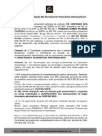 Contrato de Prestação de Serviços E Honorários Advocatícios: Faça-Se Justiça!