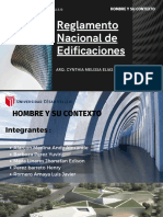 Reglamento Nacional de Edificaciones: Hombre Y Su Contexto