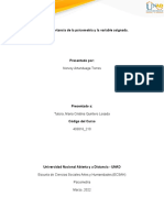 Paso 2 Importancia de La Psicometría y La Variable Asignada Grupo 210