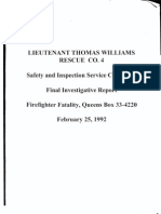 FDNY Report On Fatal Fire, February 25, 1992