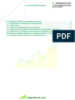 Índice: T2. Distribuciones Unidimensionales