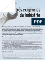 As Três Exigências Da Indústria