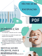 Técnicas de Escovação