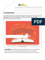 Gramática - o Que É, o Que Estuda, Tipos e Mais - Brasil Escola