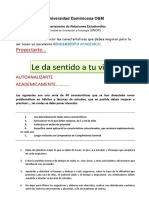 Caracteristicas A Mejorar S-D, 2022 Elibane