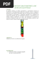 Composicion Gravimetrica de