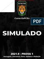 9º Simulado EsPCEx - Dia 1