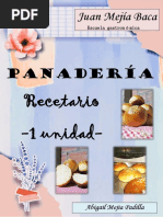 Panadería: Recetario - 1 Unidad