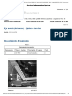 Eje Motriz (Delantero) - Quitar e Instalar: Desarmado y Armado