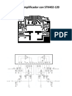 PCB para Amplificador Con STK402-120