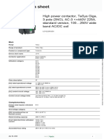 TeSys Giga Contactors - LC1G225KUEN