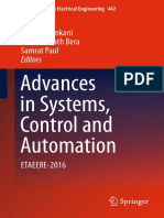 Advances in Systems, Control and Automation: Avinash Konkani Rabindranath Bera Samrat Paul Editors