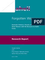 Saheli Forgotten Women NRPF Research Report Executive Summary PDF