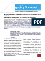 Metodología para La Formación de Conceptos