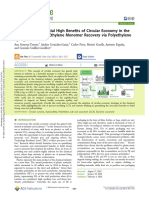 Realizing The Potential High Bene Fits of Circular Economy in The Chemical Industry: Ethylene Monomer Recovery Via Polyethylene Pyrolysis