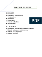 Geologie Du Genie: I-Partie I