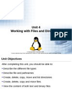 Unit 4 Working With Files and Directories