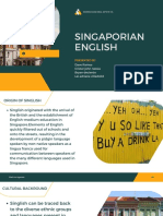 Research Proposal Business Presentation in Dark Green Orange Geometric Style