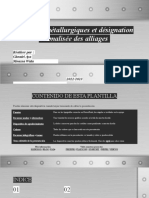 Symboles Métallurgiques Et Désignation Normalisée Des Alliages