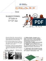 Educação Física Basquetebol 2º Ciclo Es 11º/12º Ano