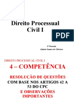 Direito Processual Civil I: 5º Período Aluisio Santos de Oliveira