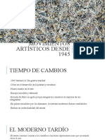 Movimientos Artísticos Desde 1945 - Expresionismo Abstracto