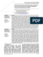 Implementasi Sistem Informasi Manajemen Akademik Berbasis Teknologi Informasi Dalam Meningkatkan Mutu Pelayanan Pembelajaran Di SMK