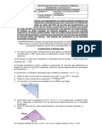 Plan de Mejoramiento Primer Periodo Matemáticas 10.