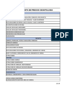 Estructura Costo Odontologia