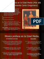 Música Religiosa en La Edad Media (Más Allá Del Omnipresente Canto Gregoriano