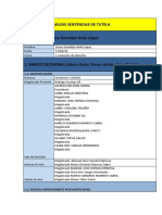 Formato de Análisis Sentencias de Tutela ESTUDIANTE: Zuury Geraldyn Ávila López