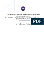 ZEEL Final Investments Policy - 18 Aug 20